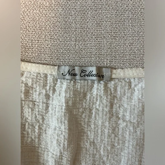 New Collection White Lace and Cotton Blouse - Picture 5 of 8